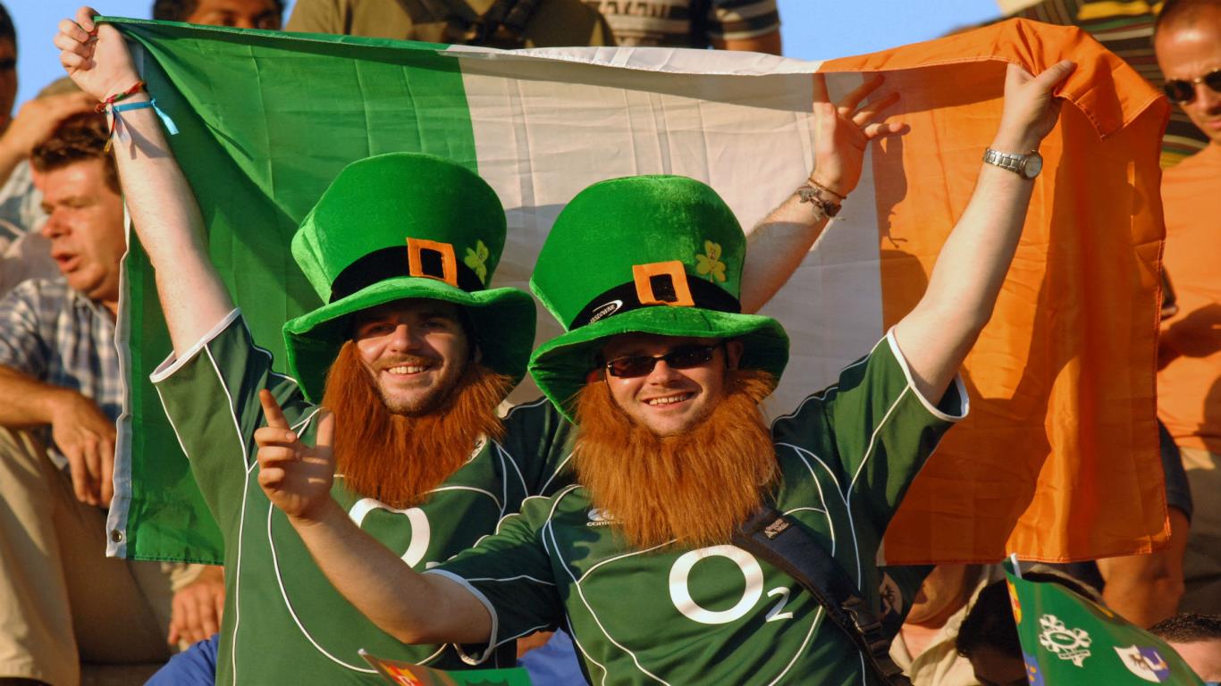 14th most happy: Ireland